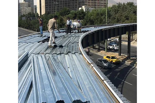 سقف عرشه فولادی