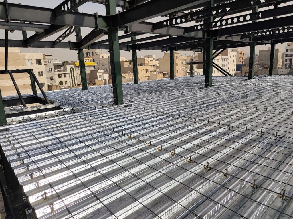 آموزش مدل‌سازی سقف عرشه فولادی