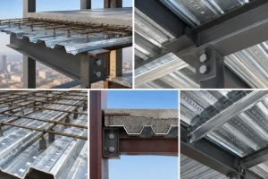 دیتیل کنسول سقف عرشه فولادی